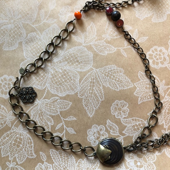 Lucky Brand Layered Necklace, Bronze - Picture 4 of 5